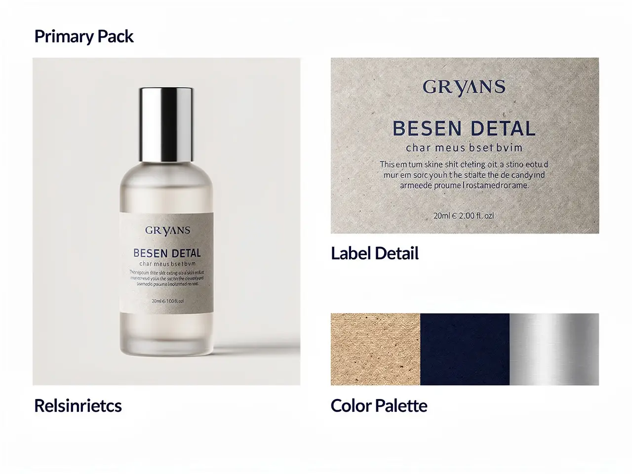 ラベルの方向がより明確になり、制御された安定した製品のシルエットを示すパッケージ更新ボード