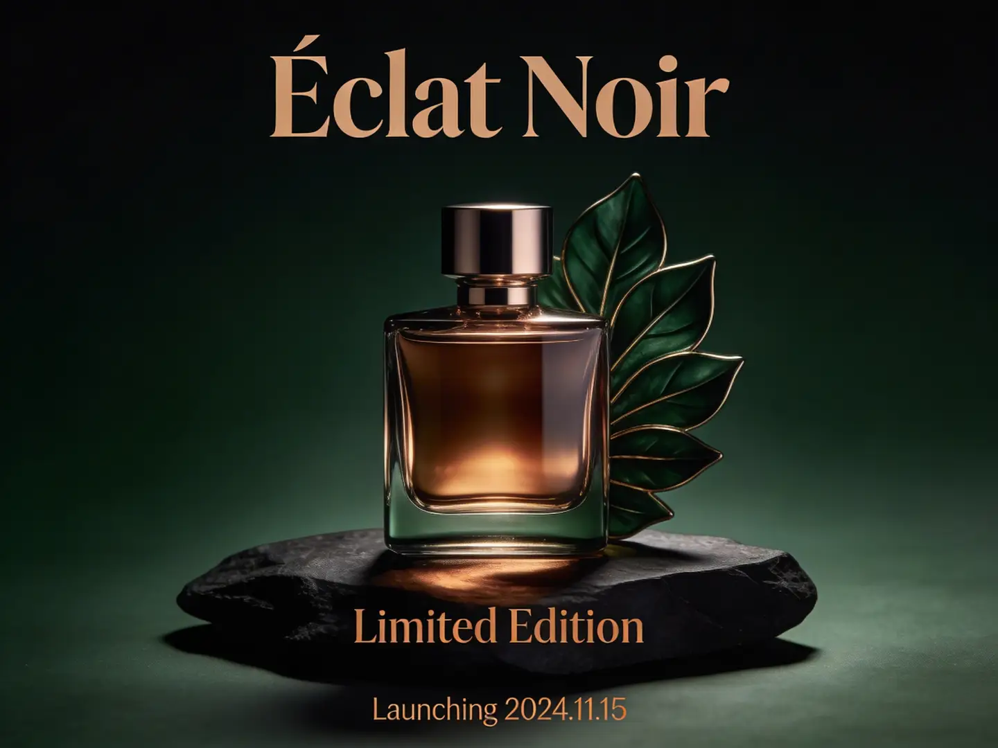 A polished luxury launch poster concept with clean composition, premium lighting, and a campaign-ready feel.